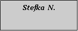 Textfeld: Stefka  N.